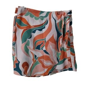 Pink Lily Floral Skort Pink, Small
